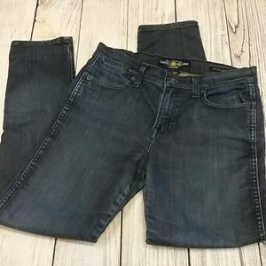 Lucky Brand Jeans Charlottesville Rail sz 4 27 skinny dark wash